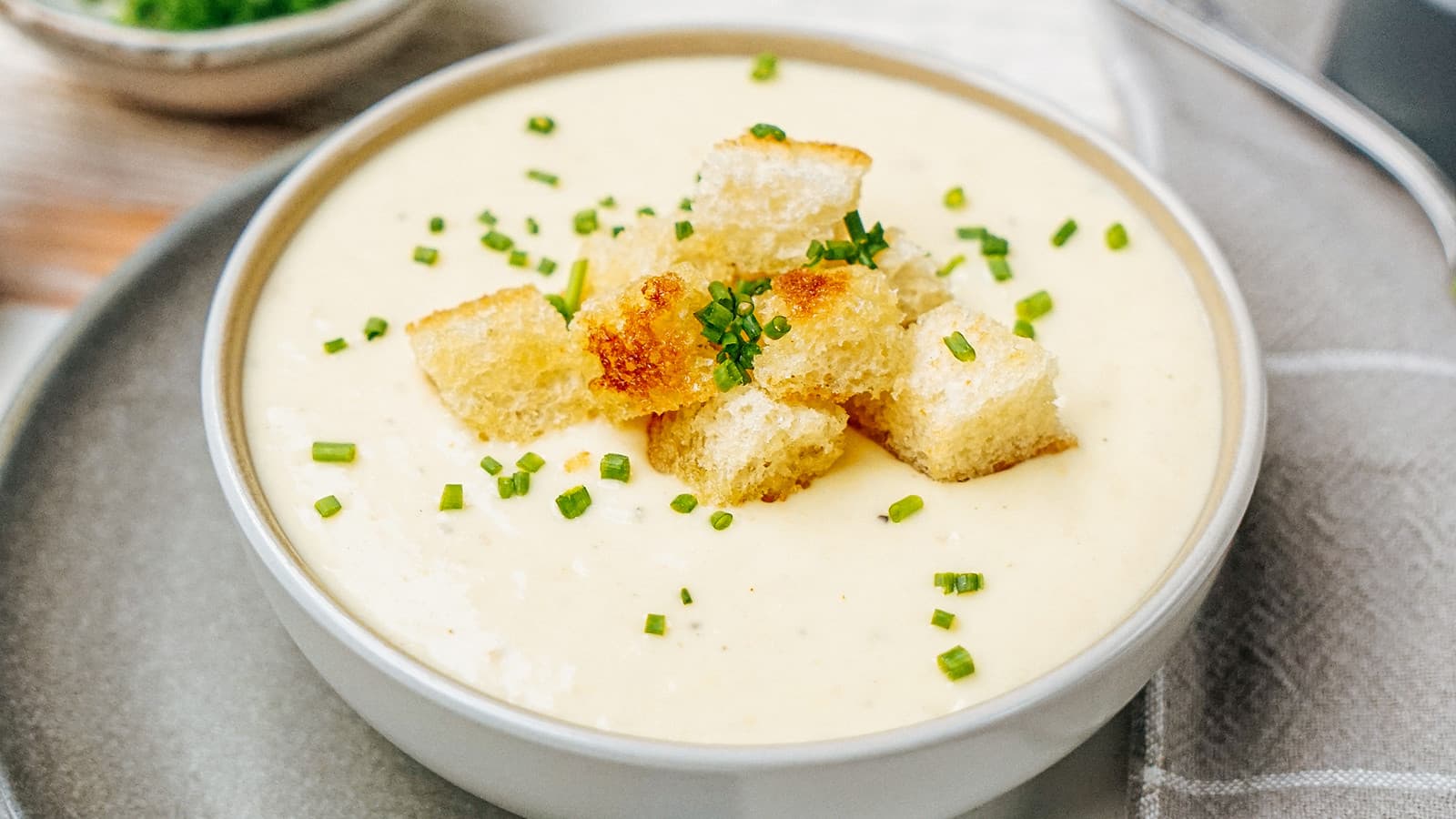 Knoblauchcremesuppe